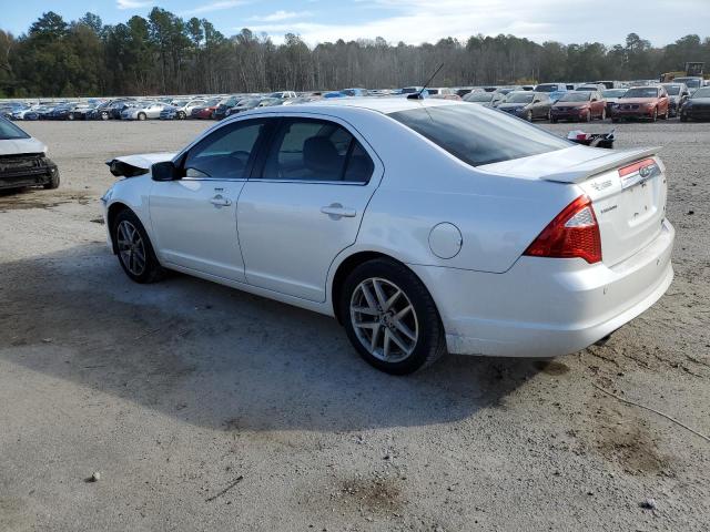 3FAHP0JG7AR354292 - 2010 FORD FUSION SEL WHITE photo 2