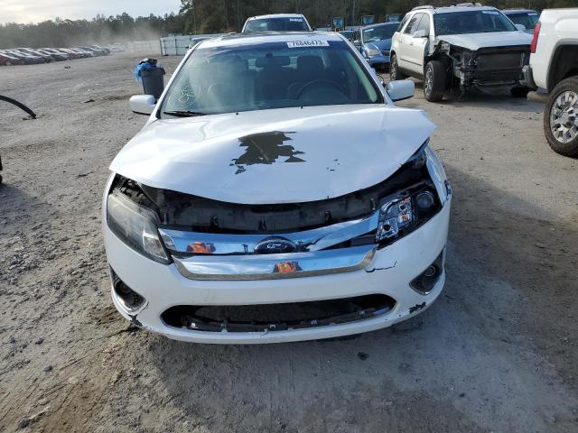 3FAHP0JG7AR354292 - 2010 FORD FUSION SEL WHITE photo 5