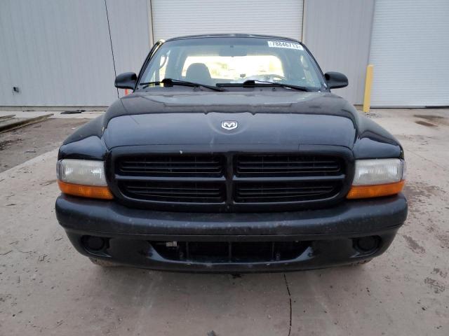 1B7GL22X4YS503087 - 2000 DODGE DAKOTA BLACK photo 5