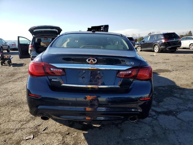 JN1BY1AR4KM585944 - 2019 INFINITI Q70 3.7 LUXE BLUE photo 6