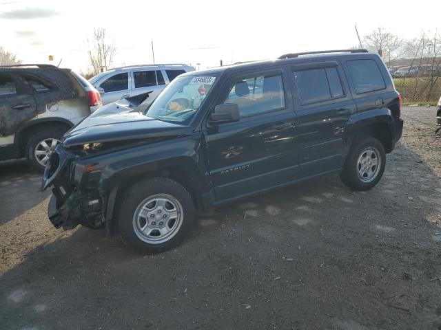 1C4NJRBB4CD621129 - 2012 JEEP PATRIOT SPORT BLACK photo 1