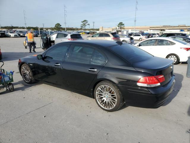 WBAHN83517DT73204 - 2007 BMW 750 BLACK photo 2