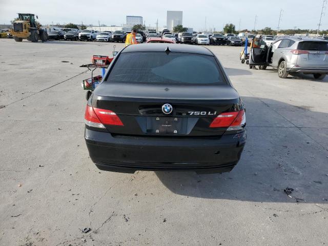 WBAHN83517DT73204 - 2007 BMW 750 BLACK photo 6