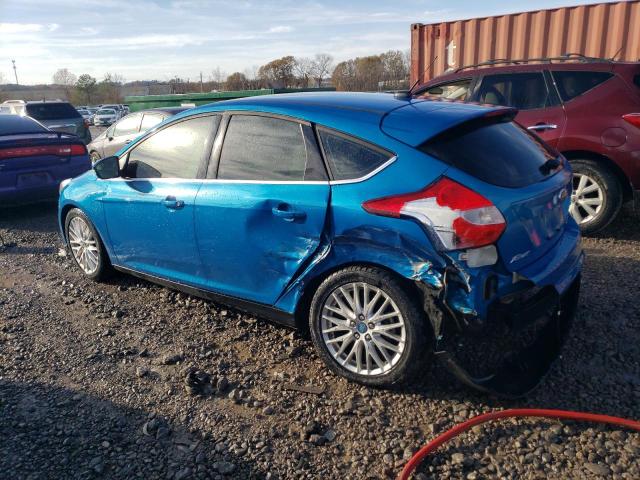 1FAHP3M21CL478996 - 2012 FORD FOCUS SEL BLUE photo 2