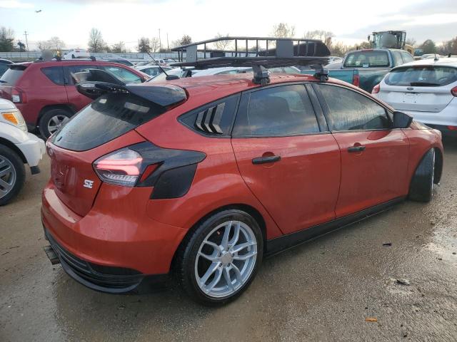 1FADP3K25JL324595 - 2018 FORD FOCUS SE ORANGE photo 3