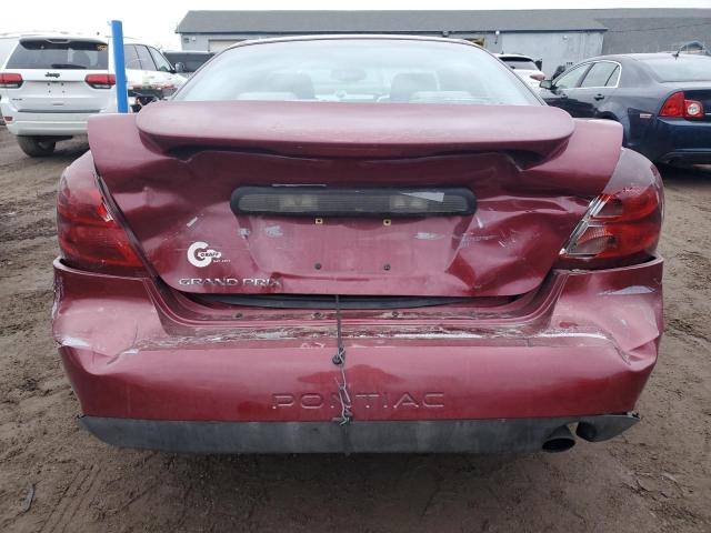 2G2WP522X51292810 - 2005 PONTIAC GRAND PRIX MAROON photo 6