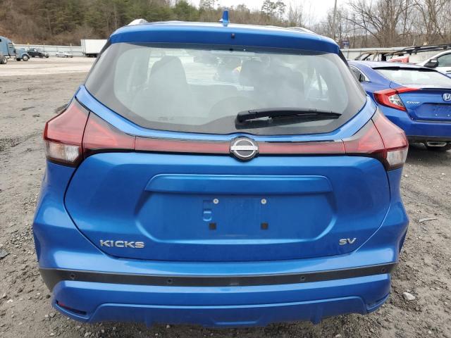 3N1CP5CV9NL523446 - 2022 NISSAN KICKS SV BLUE photo 6