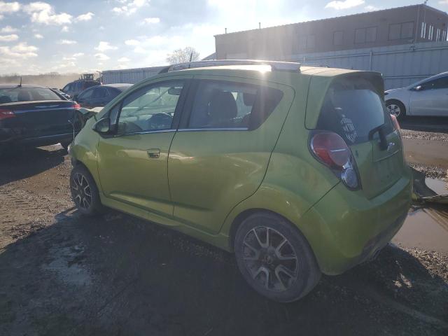 KL8CF6S91DC505522 - 2013 CHEVROLET SPARK 2LT GREEN photo 2