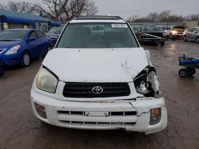 JTEGH20VX20077603 - 2002 TOYOTA RAV4 WHITE photo 5