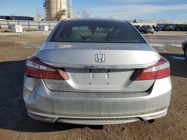 1HGCR2F31GA065168 - 2016 HONDA ACCORD LX GRAY photo 6