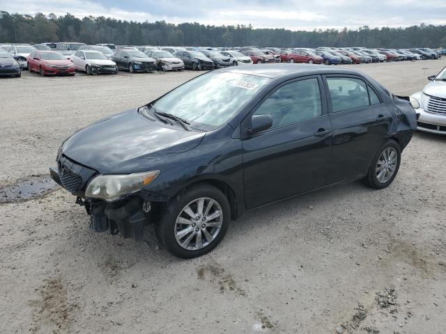 1NXBU4EE8AZ321248 - 2010 TOYOTA COROLLA BASE BLACK photo 1