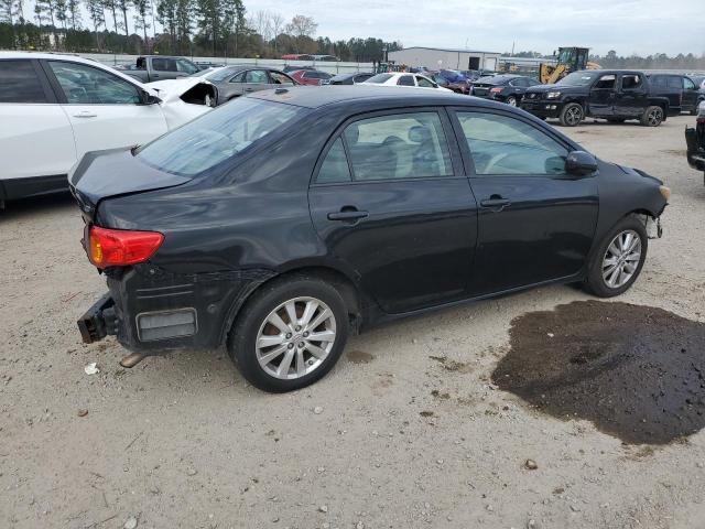 1NXBU4EE8AZ321248 - 2010 TOYOTA COROLLA BASE BLACK photo 3