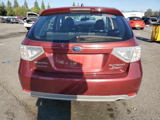 JF1GH6D69BH811802 - 2011 SUBARU IMPREZA OUTBACK SPORT BURGUNDY photo 6