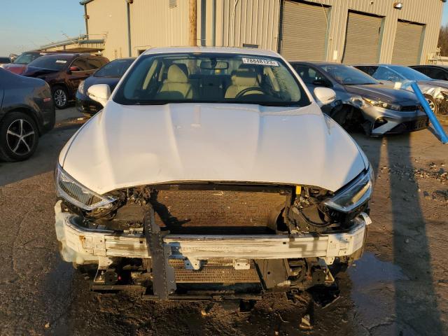 3FA6P0RU0JR151567 - 2018 FORD FUSION TITANIUM/PLATINUM HEV WHITE photo 5