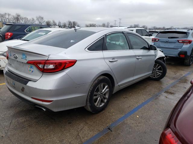 5NPE24AF0GH365365 - 2016 HYUNDAI SONATA SE SILVER photo 3