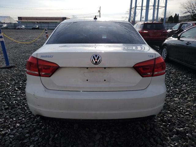 1VWAT7A30EC024119 - 2014 VOLKSWAGEN PASSAT S WHITE photo 6