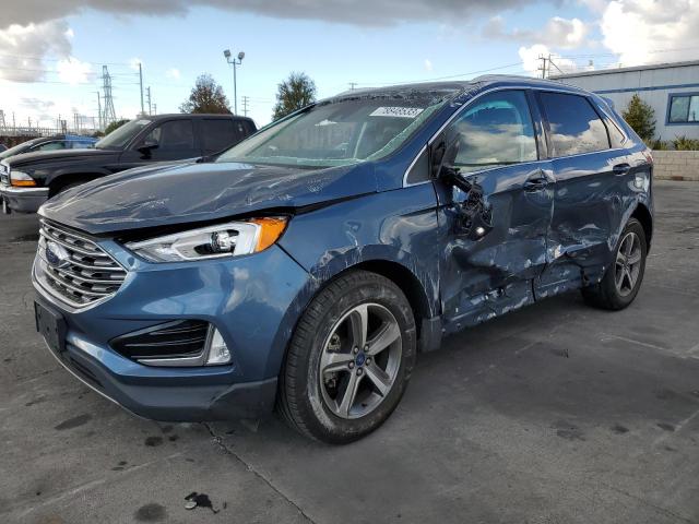 2FMPK3J98KBC48601 - 2019 FORD EDGE SEL BLUE photo 1