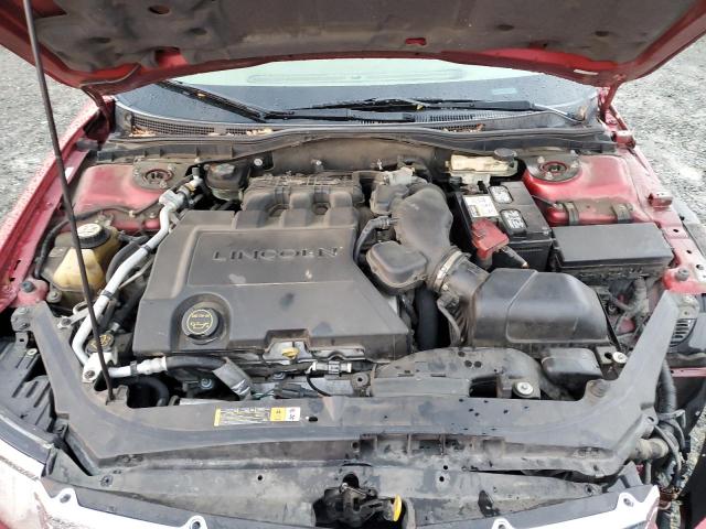 3LNHM28T97R654258 - 2007 LINCOLN MKZ RED photo 11