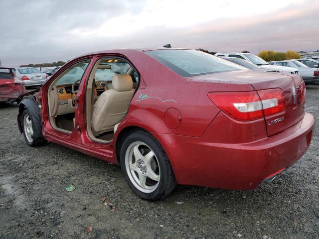 3LNHM28T97R654258 - 2007 LINCOLN MKZ RED photo 2