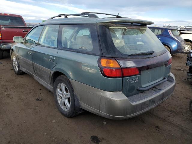 4S3BH806X47602714 - 2004 SUBARU LEGACY OUTBACK H6 3.0 LL BEAN GREEN photo 2