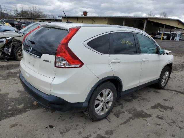 5J6RM4H74EL011894 - 2014 HONDA CR-V EXL WHITE photo 3