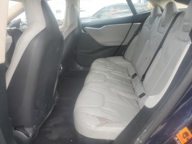 5YJSA1H19EFP48750 - 2014 TESLA MODEL S BLUE photo 10