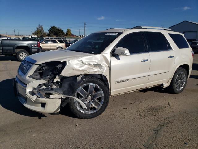 1GKKVTED6BJ406597 - 2011 GMC ACADIA DENALI WHITE photo 1