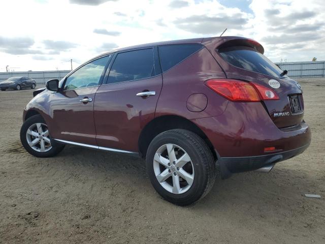 JN8AZ1MU4AW007694 - 2010 NISSAN MURANO S BURGUNDY photo 2