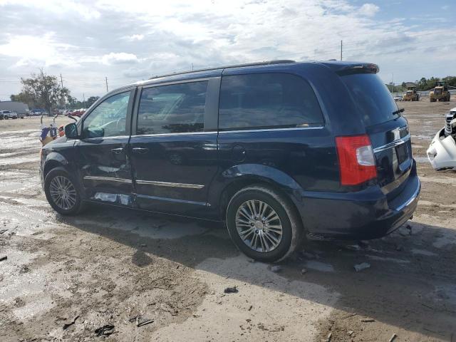 2C4RC1CG5DR560024 - 2013 CHRYSLER TOWN & COU TOURING L BLUE photo 2