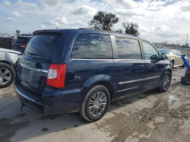 2C4RC1CG5DR560024 - 2013 CHRYSLER TOWN & COU TOURING L BLUE photo 3