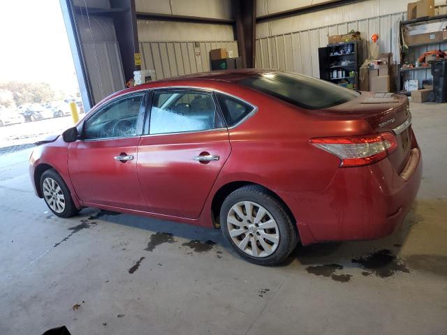 3N1AB7AP7EY246658 - 2014 NISSAN SENTRA S RED photo 2