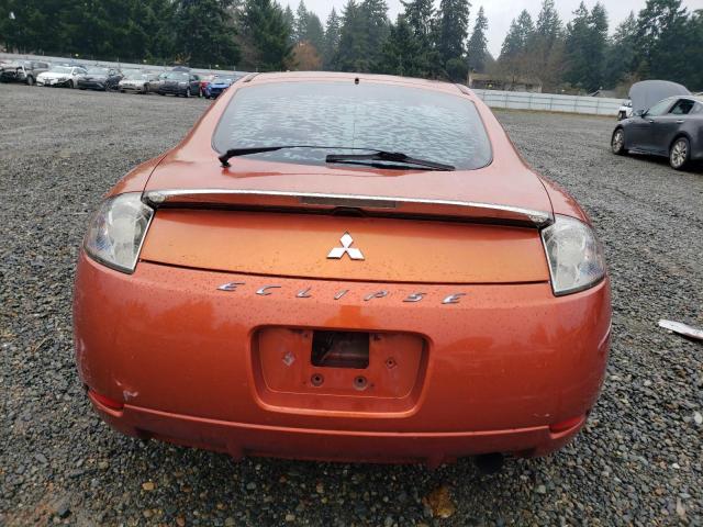 4A3AK24F97E016541 - 2007 MITSUBISHI ECLIPSE GS ORANGE photo 6