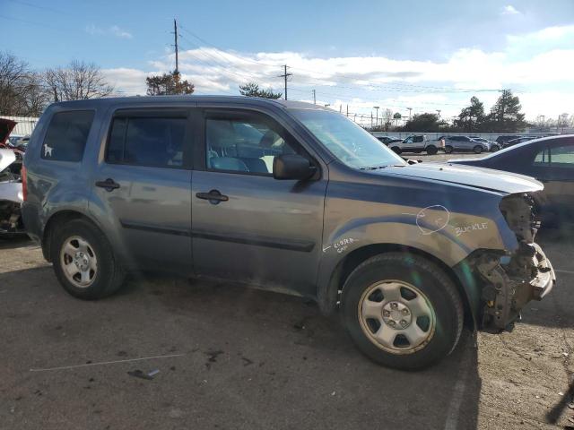 5FNYF4H23BB014039 - 2011 HONDA PILOT LX GRAY photo 4