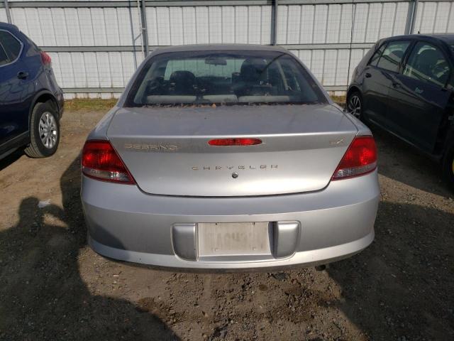 1C3AL46X03N597640 - 2003 CHRYSLER SEBRING LX SILVER photo 6