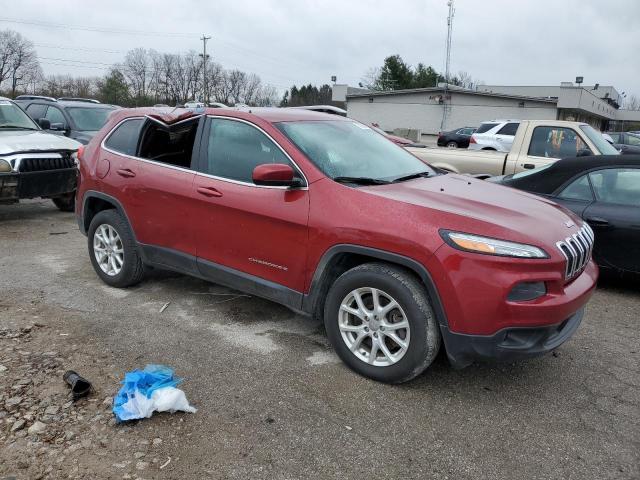 1C4PJMCB8FW681028 - 2015 JEEP CHEROKEE LATITUDE RED photo 4