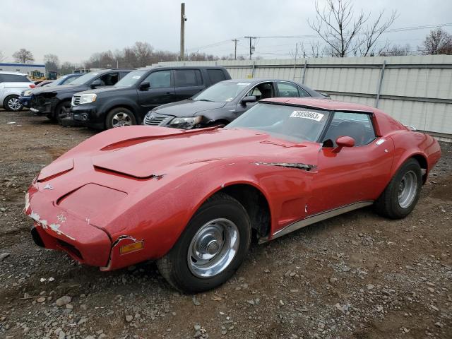 1Z37L7S438960 - 1977 CHEVROLET CORVETTE RED photo 1