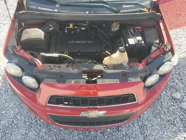 1G1JA5SH5C4172967 - 2012 CHEVROLET SONIC LS RED photo 11
