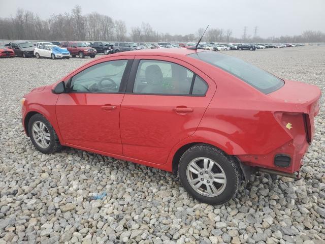 1G1JA5SH5C4172967 - 2012 CHEVROLET SONIC LS RED photo 2
