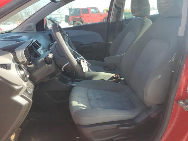 1G1JA5SH5C4172967 - 2012 CHEVROLET SONIC LS RED photo 7