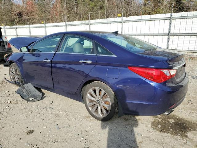 5NPEC4AB8CH357180 - 2012 HYUNDAI SONATA SE BLUE photo 2