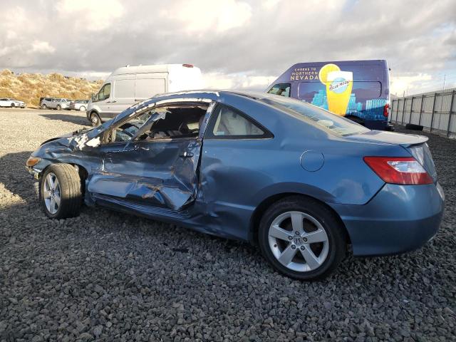 2HGFG12897H519182 - 2007 HONDA CIVIC EX BLUE photo 2