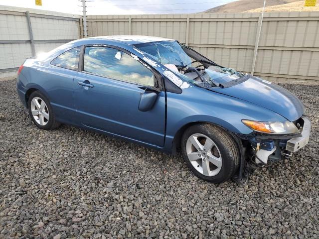 2HGFG12897H519182 - 2007 HONDA CIVIC EX BLUE photo 4