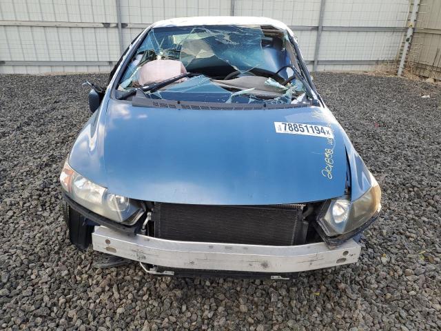 2HGFG12897H519182 - 2007 HONDA CIVIC EX BLUE photo 5