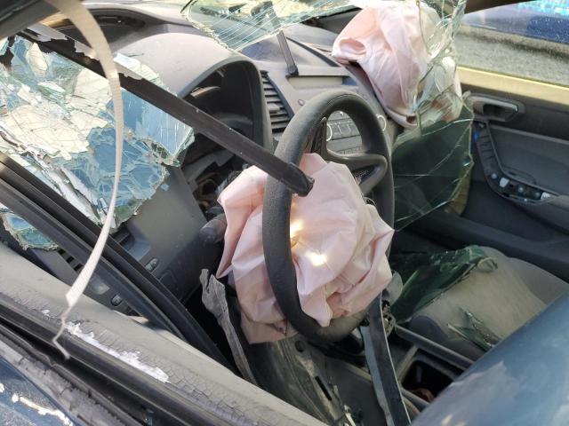 2HGFG12897H519182 - 2007 HONDA CIVIC EX BLUE photo 8