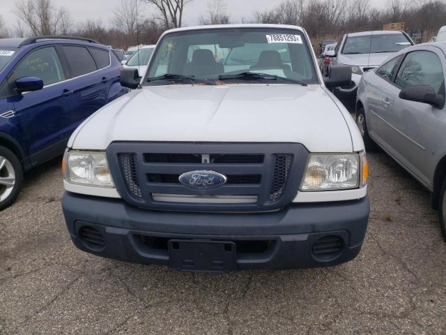 1FTYR10D49PA37896 - 2009 FORD RANGER WHITE photo 5