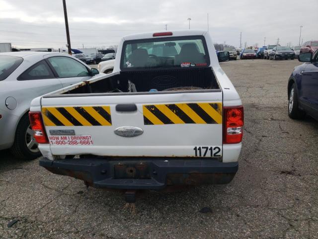 1FTYR10D49PA37896 - 2009 FORD RANGER WHITE photo 6