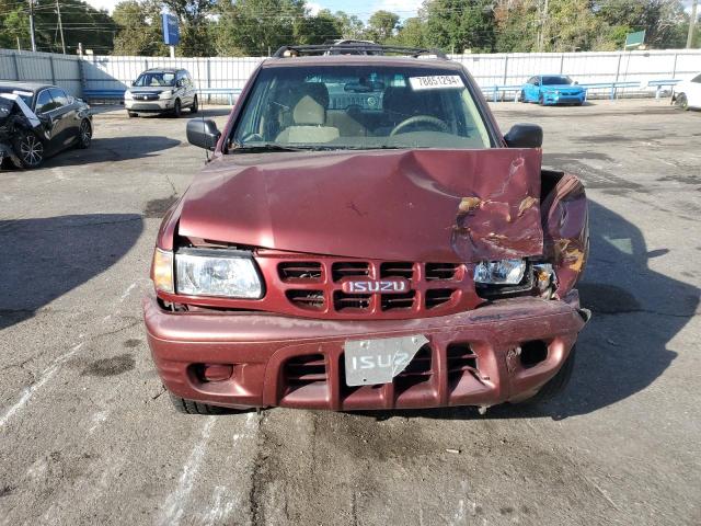 4S2CK58W324325318 - 2002 ISUZU RODEO S MAROON photo 5