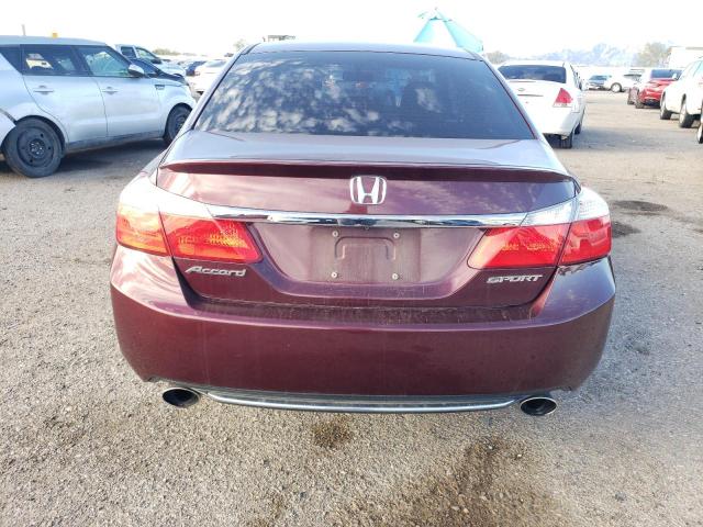 1HGCR2F59FA109868 - 2015 HONDA ACCORD SPORT BURGUNDY photo 6