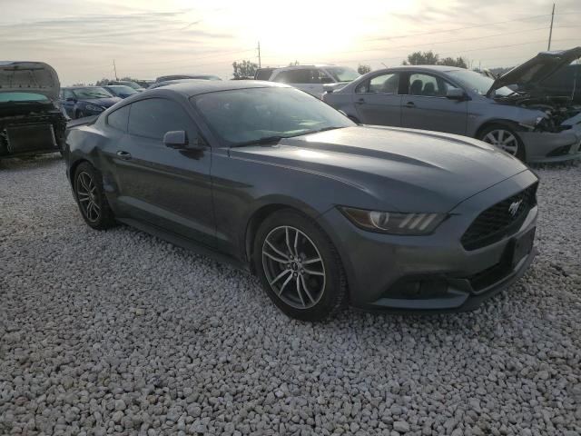 1FA6P8TH3F5302504 - 2015 FORD MUSTANG GRAY photo 4