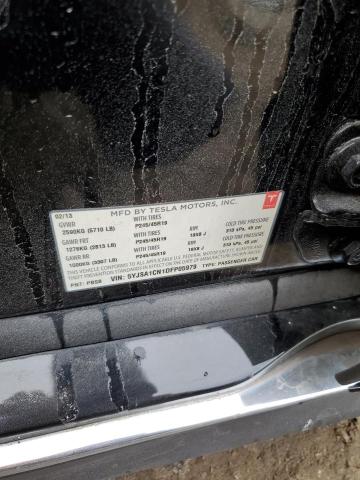 5YJSA1CN1DFP05979 - 2013 TESLA MODEL S BLACK photo 12